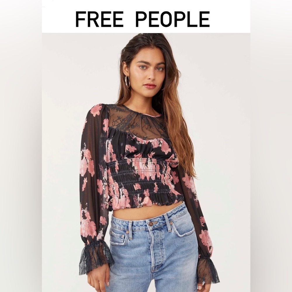 Free People ,Daphne Blouse. Size; M